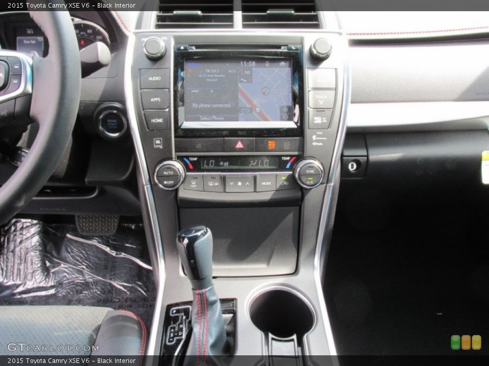 Black Interior Controls for the 2015 Toyota Camry XSE V6 #102705395