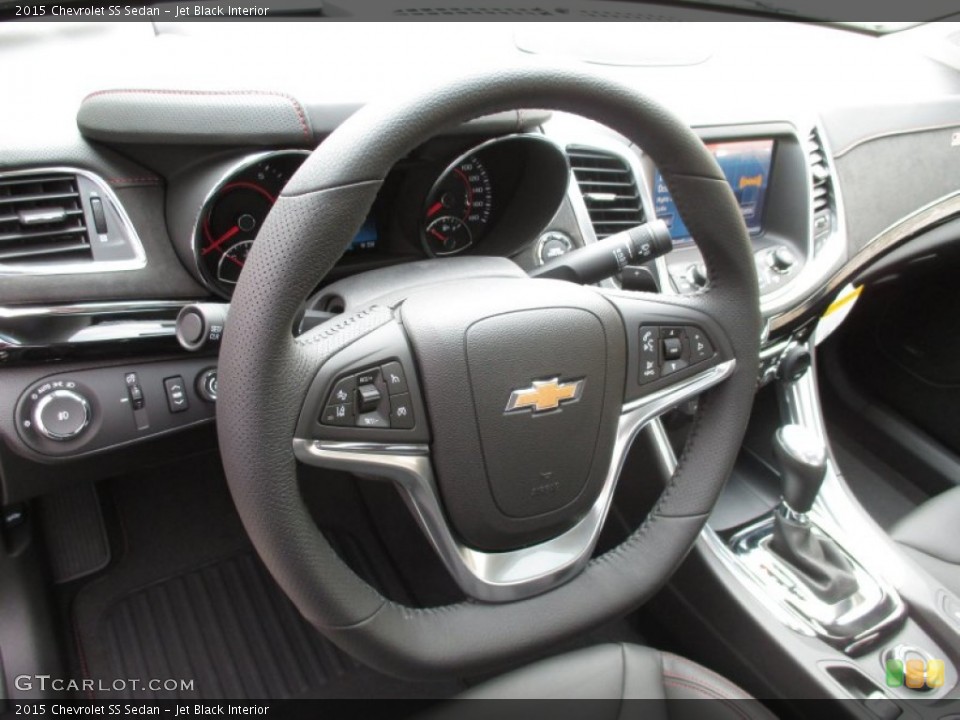 Jet Black Interior Steering Wheel for the 2015 Chevrolet SS Sedan #102710363