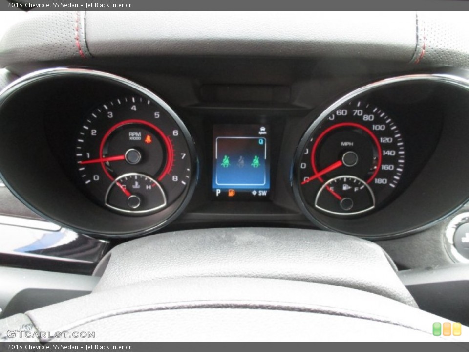 Jet Black Interior Gauges for the 2015 Chevrolet SS Sedan #102710483