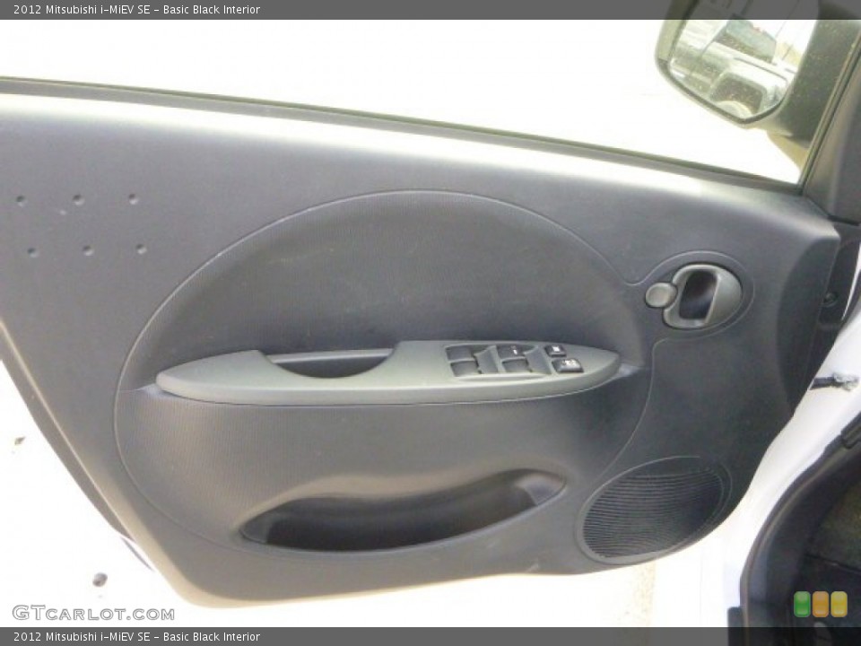 Basic Black Interior Door Panel for the 2012 Mitsubishi i-MiEV SE #102715307