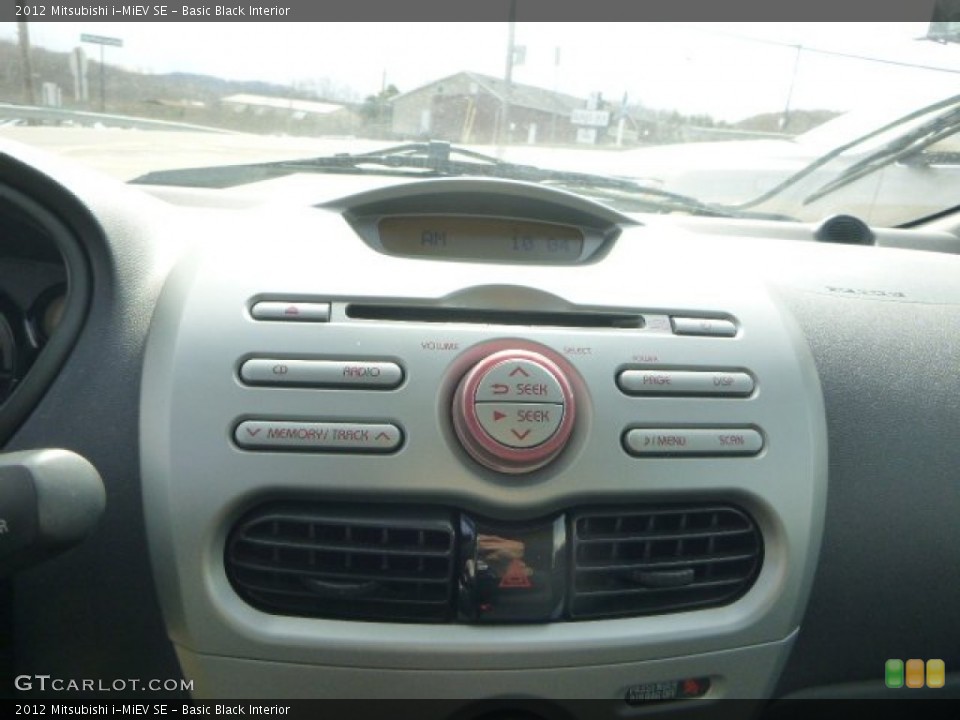 Basic Black Interior Controls for the 2012 Mitsubishi i-MiEV SE #102715334