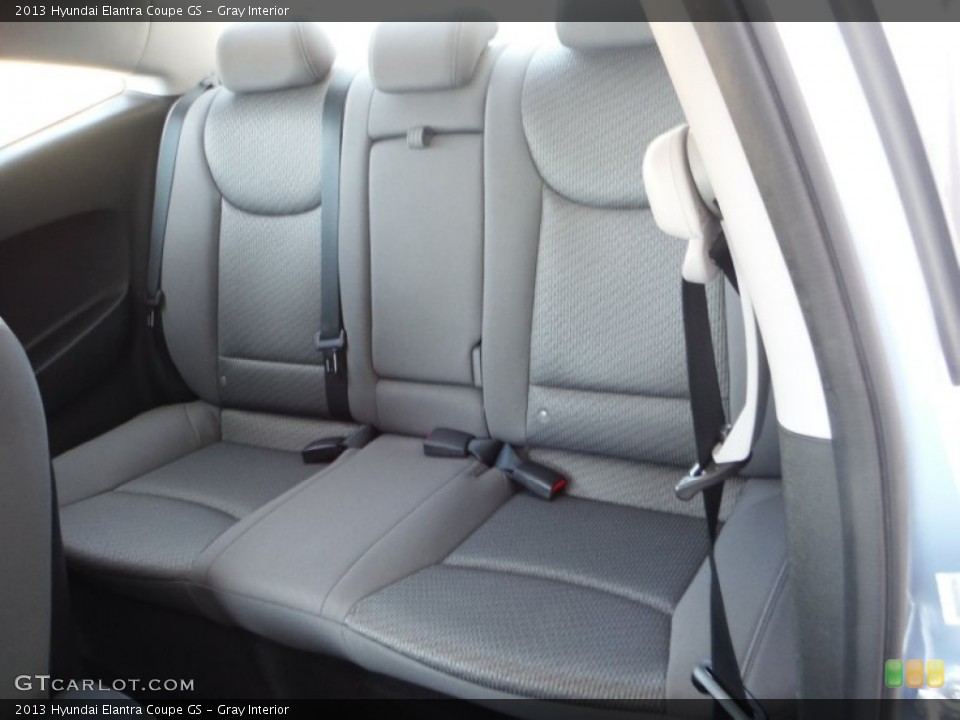 Gray Interior Rear Seat for the 2013 Hyundai Elantra Coupe GS #102715433