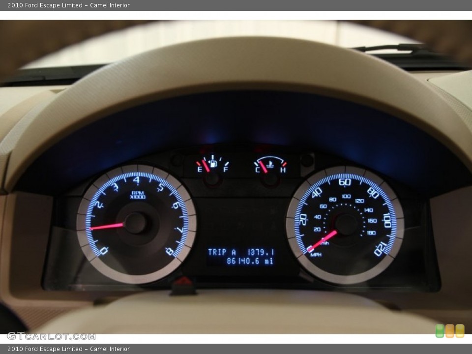 Camel Interior Gauges for the 2010 Ford Escape Limited #102718640