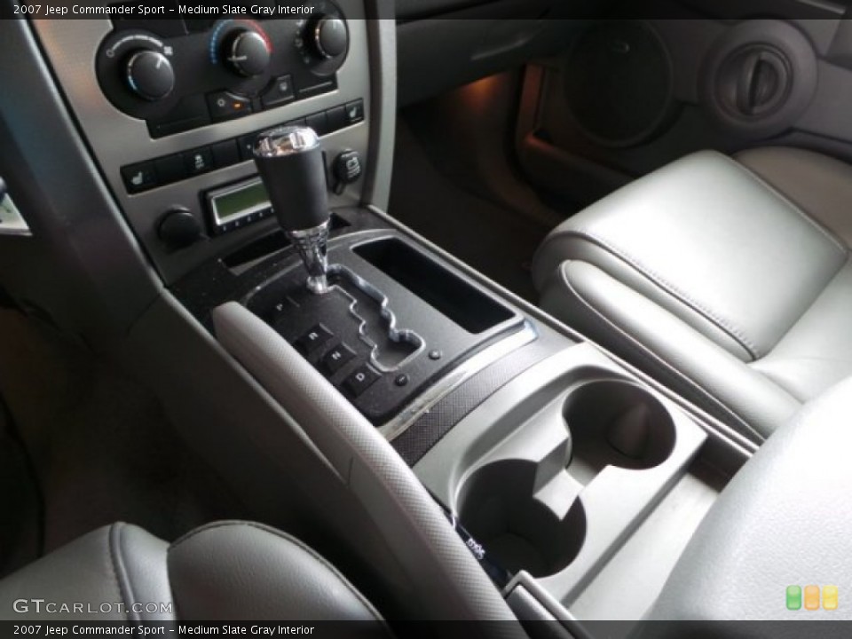 Medium Slate Gray Interior Transmission for the 2007 Jeep Commander Sport #102721763