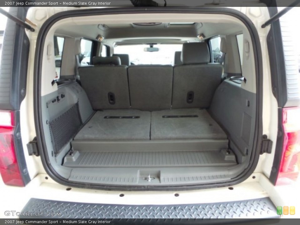 Medium Slate Gray Interior Trunk for the 2007 Jeep Commander Sport #102721964