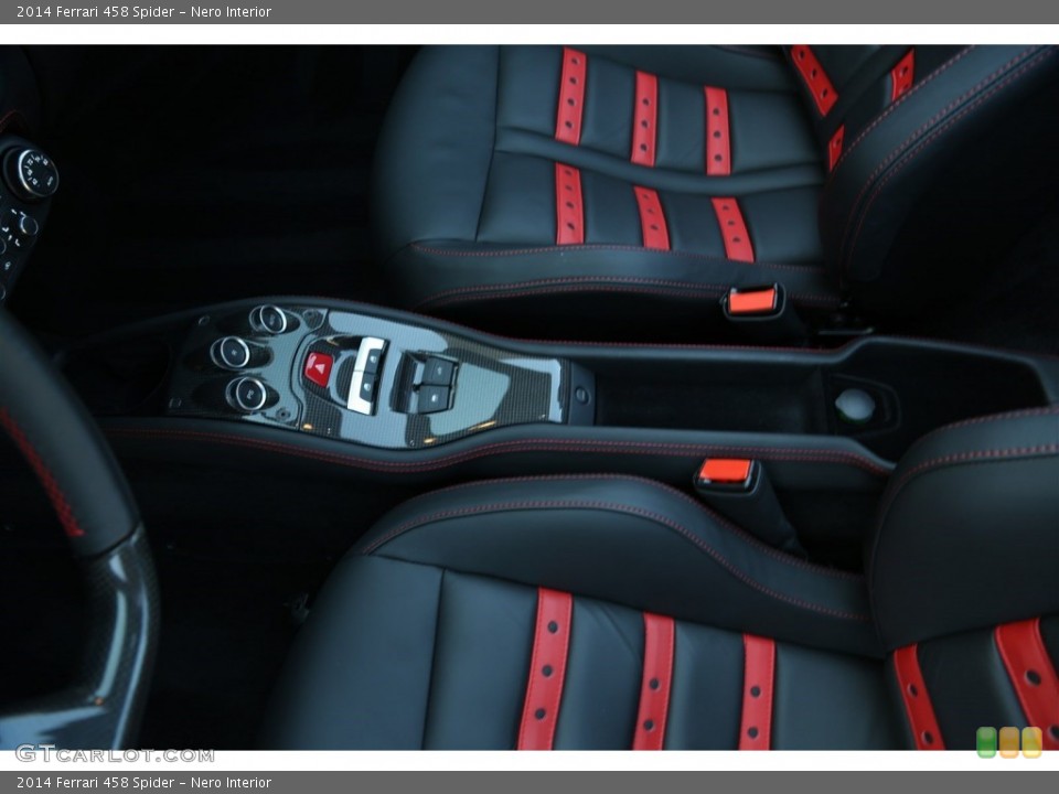 Nero Interior Controls for the 2014 Ferrari 458 Spider #102727100