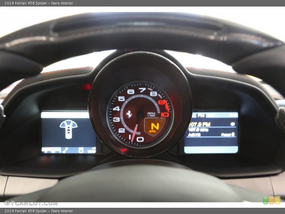Nero Interior Gauges for the 2014 Ferrari 458 Spider #102727124