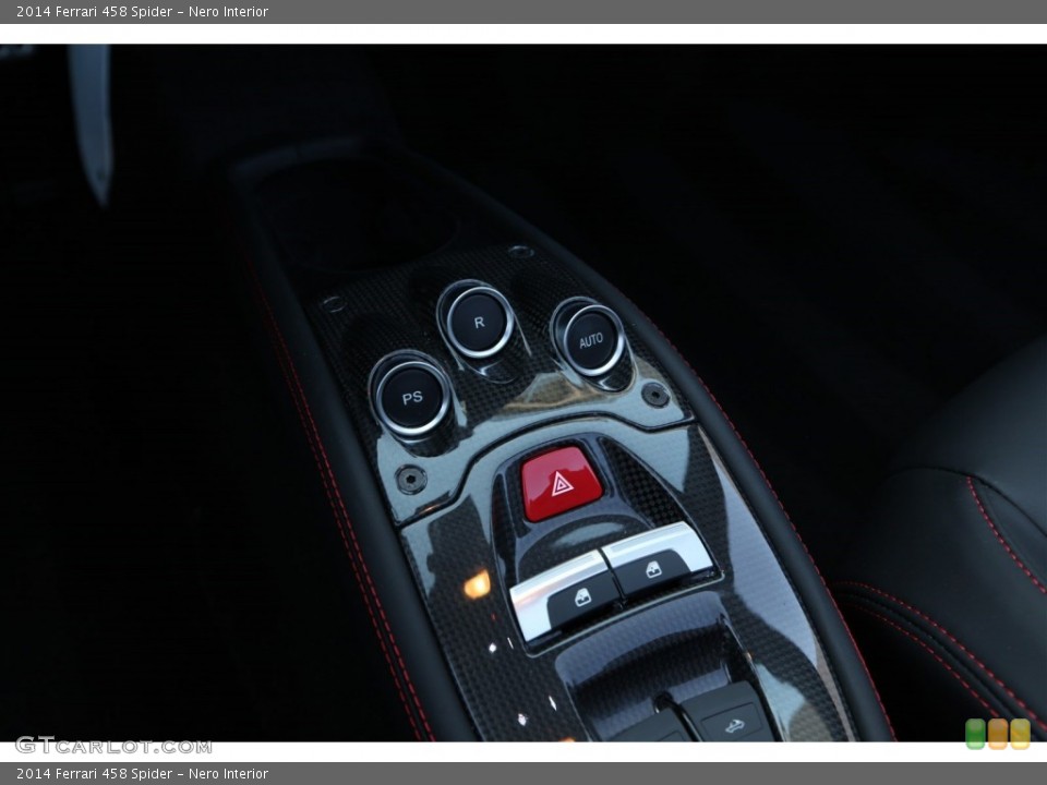 Nero Interior Controls for the 2014 Ferrari 458 Spider #102727166