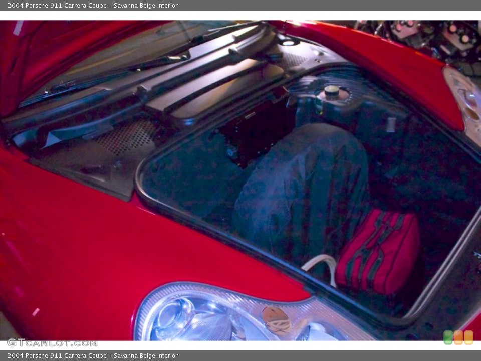 Savanna Beige Interior Trunk for the 2004 Porsche 911 Carrera Coupe #102730852