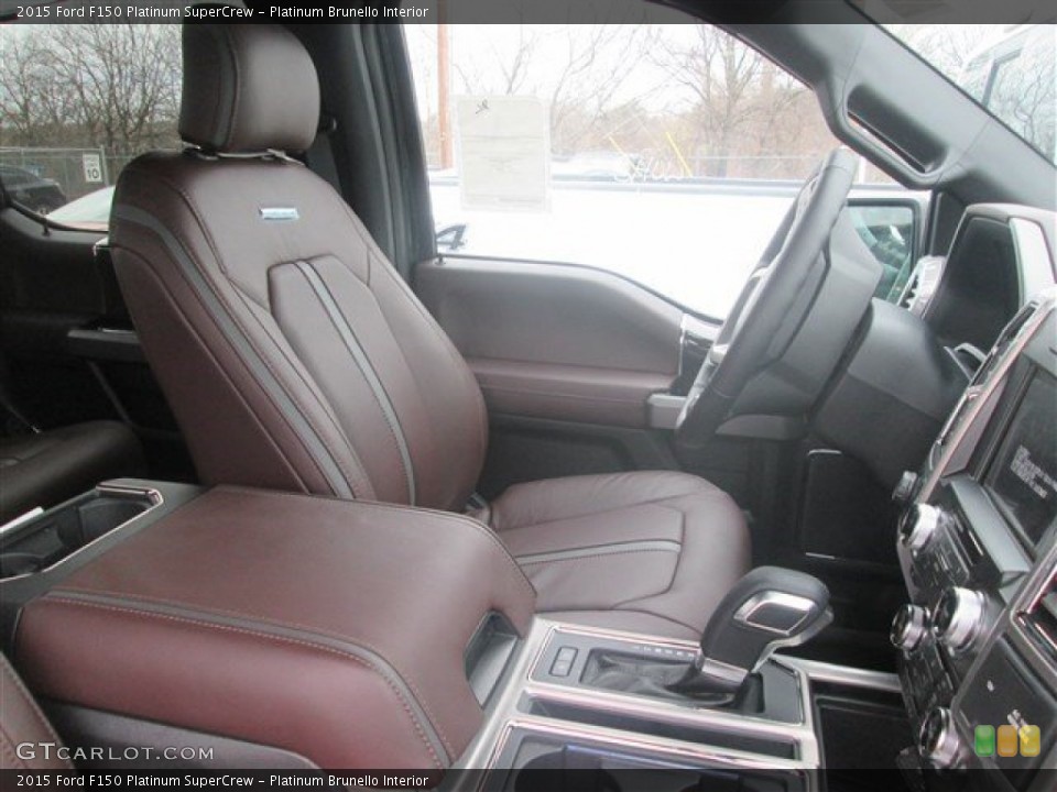 Platinum Brunello Interior Front Seat for the 2015 Ford F150 Platinum SuperCrew #102731854