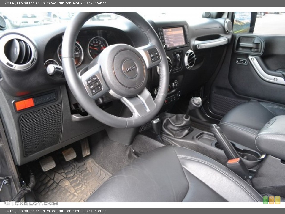 Black 2014 Jeep Wrangler Unlimited Interiors