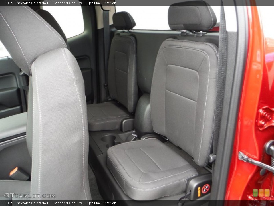 Jet Black Interior Rear Seat for the 2015 Chevrolet Colorado LT Extended Cab 4WD #102738835