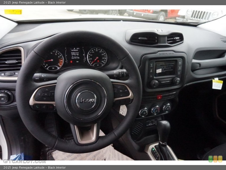 Black Interior Dashboard for the 2015 Jeep Renegade Latitude #102752869