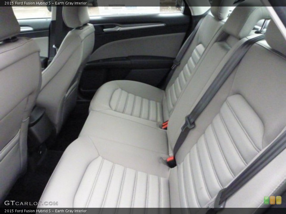 Earth Gray Interior Rear Seat for the 2015 Ford Fusion Hybrid S #102753733