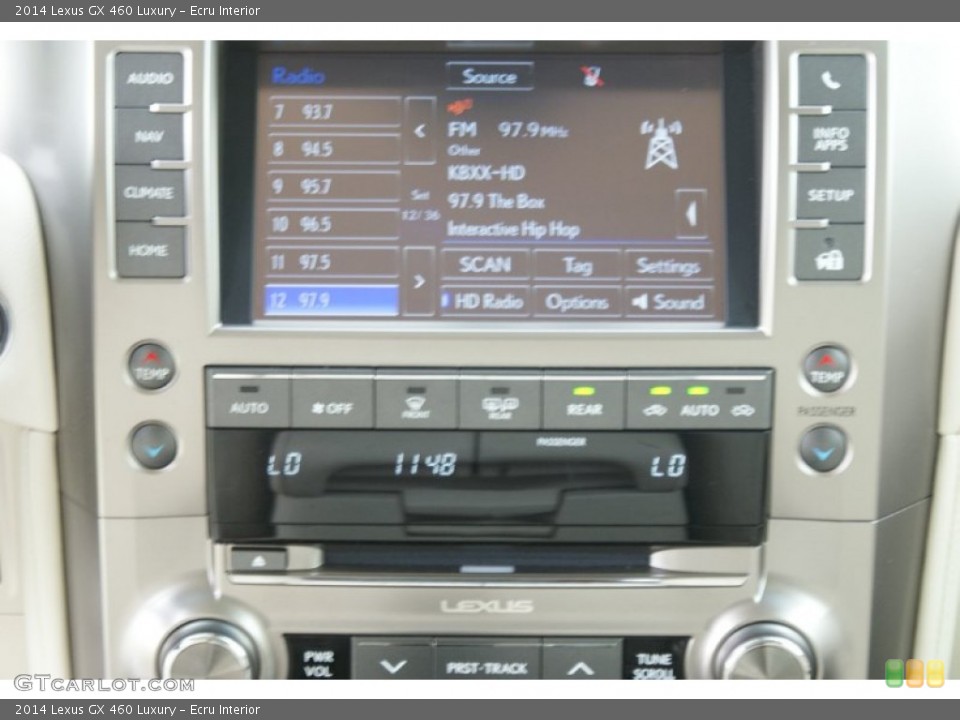 Ecru Interior Controls for the 2014 Lexus GX 460 Luxury #102762054