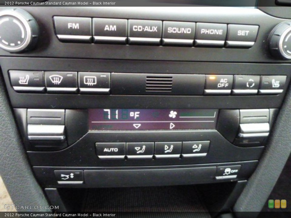 Black Interior Controls for the 2012 Porsche Cayman  #102765548