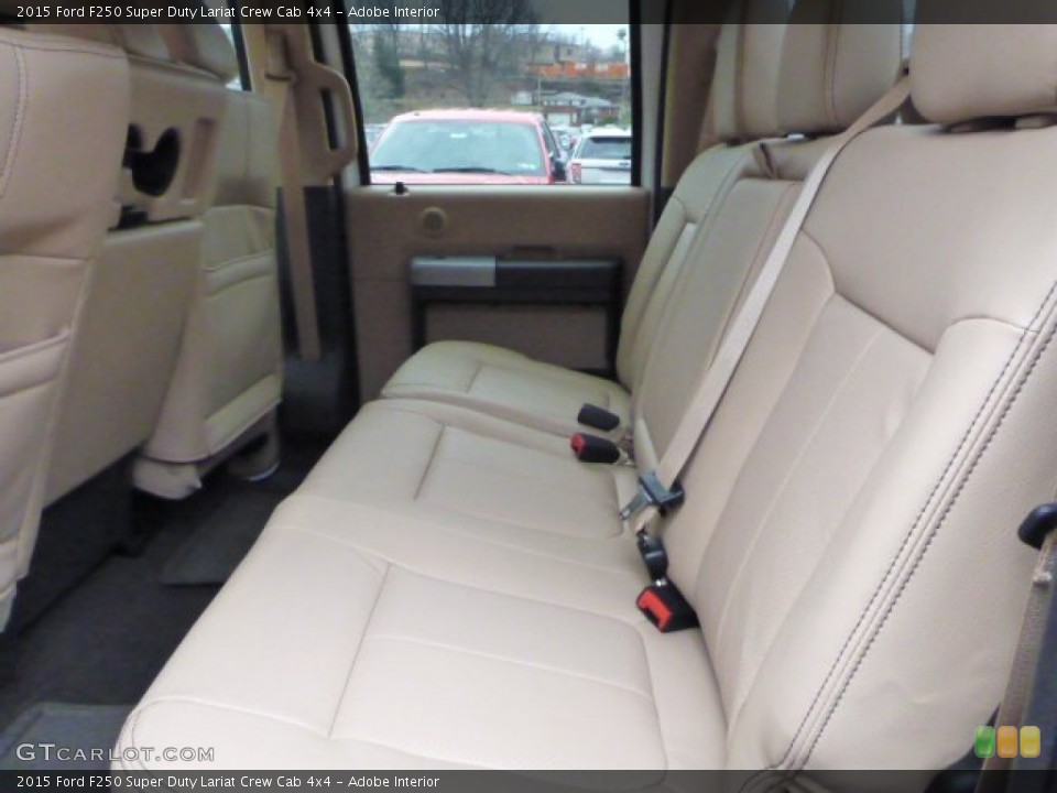 Adobe Interior Rear Seat for the 2015 Ford F250 Super Duty Lariat Crew Cab 4x4 #102772775