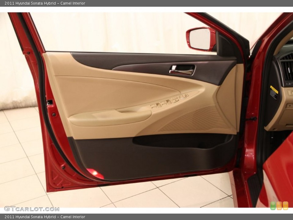 Camel Interior Door Panel for the 2011 Hyundai Sonata Hybrid #102773297