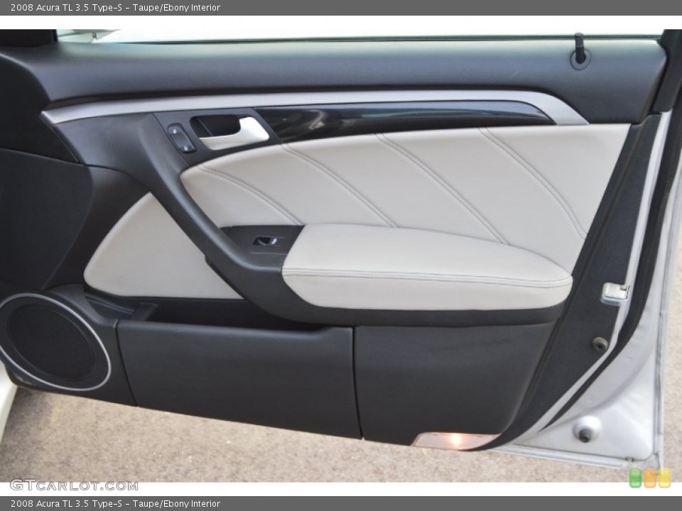 Taupe/Ebony Interior Door Panel for the 2008 Acura TL 3.5 Type-S #102776723