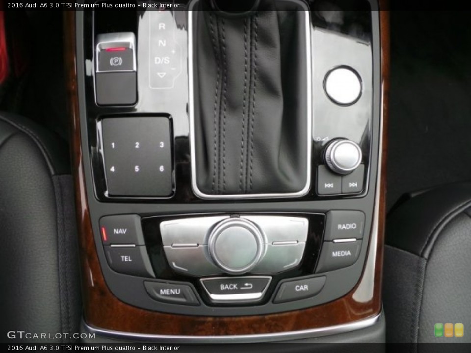 Black Interior Controls for the 2016 Audi A6 3.0 TFSI Premium Plus quattro #102776807