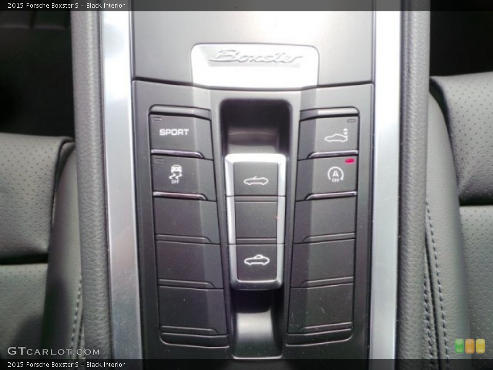 Black Interior Controls for the 2015 Porsche Boxster S #102777522