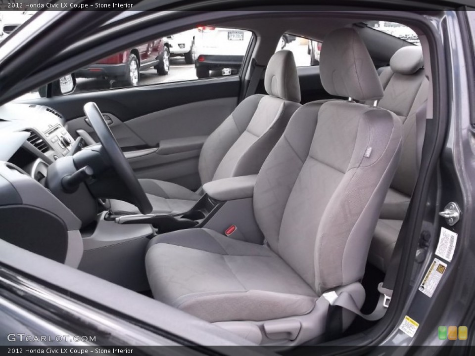 Stone Interior Photo for the 2012 Honda Civic LX Coupe #102777776