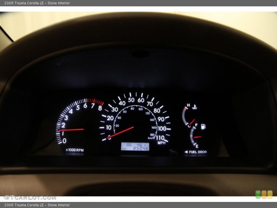 Stone Interior Gauges for the 2006 Toyota Corolla LE #102780365