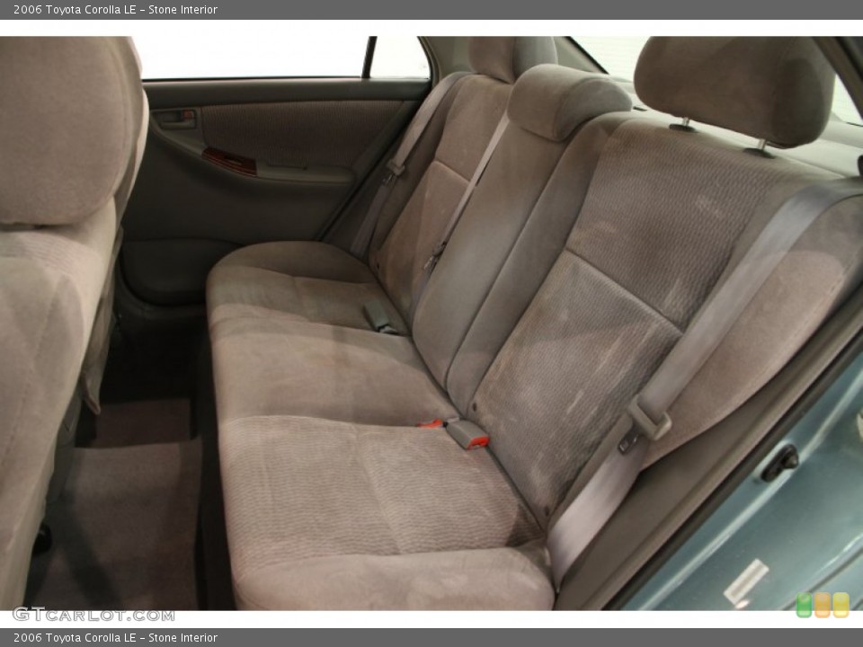 Stone Interior Rear Seat for the 2006 Toyota Corolla LE #102780458