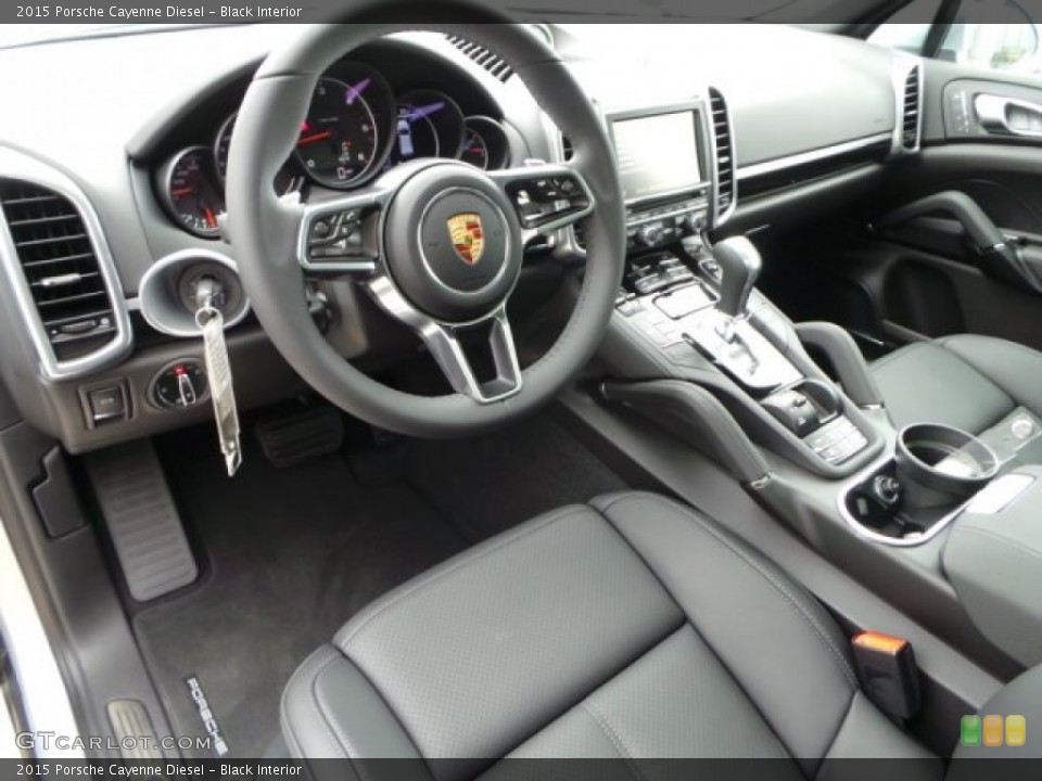 Black Interior Photo for the 2015 Porsche Cayenne Diesel #102780713