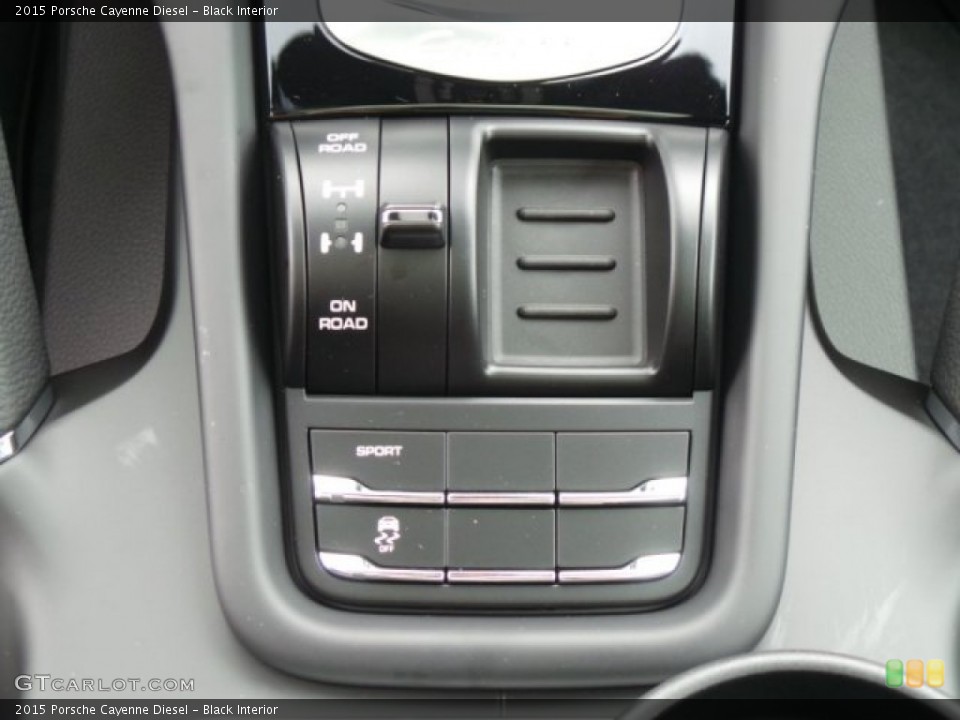 Black Interior Controls for the 2015 Porsche Cayenne Diesel #102780902