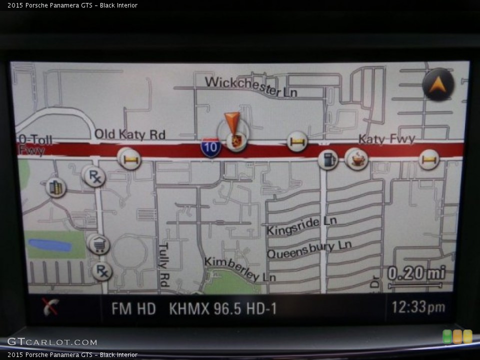 Black Interior Navigation for the 2015 Porsche Panamera GTS #102781628
