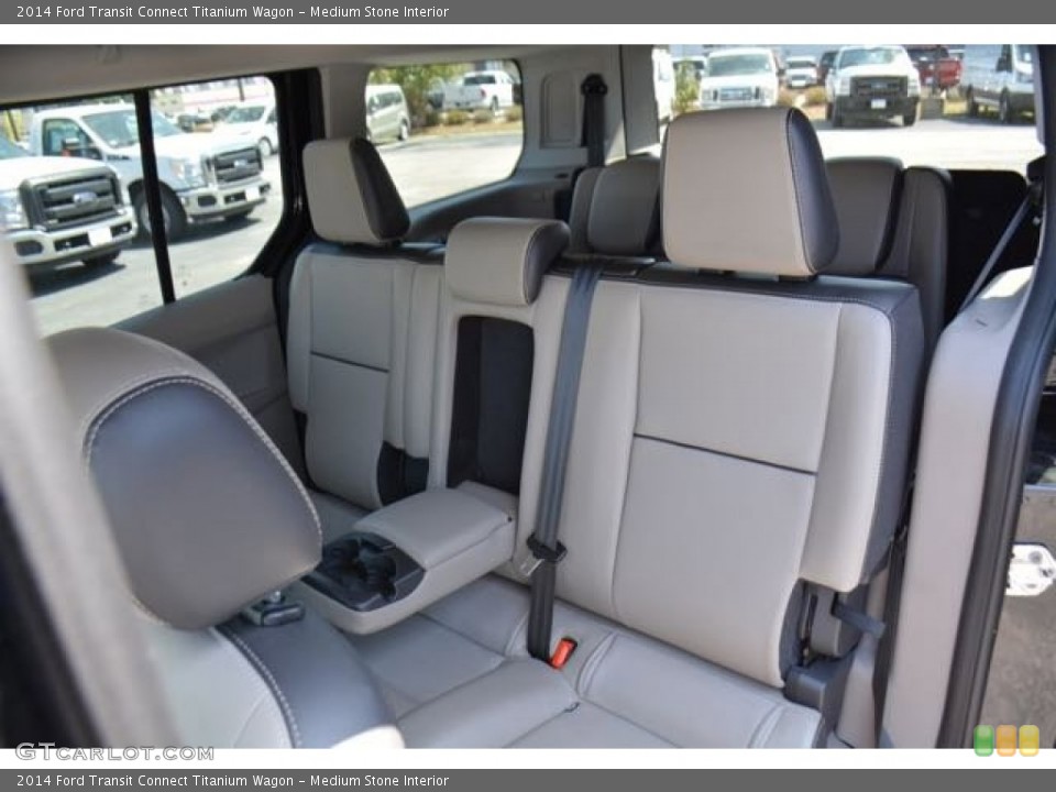 Medium Stone Interior Rear Seat for the 2014 Ford Transit Connect Titanium Wagon #102781730