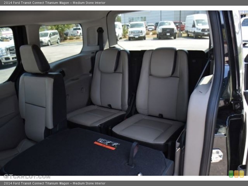 Medium Stone Interior Rear Seat for the 2014 Ford Transit Connect Titanium Wagon #102781751