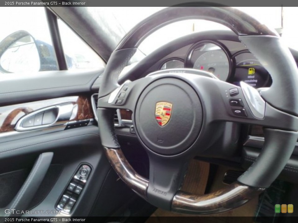 Black Interior Steering Wheel for the 2015 Porsche Panamera GTS #102781772