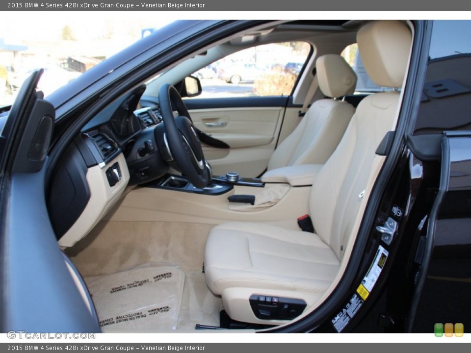 Venetian Beige Interior Front Seat for the 2015 BMW 4 Series 428i xDrive Gran Coupe #102781910