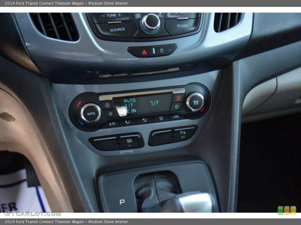 Medium Stone Interior Controls for the 2014 Ford Transit Connect Titanium Wagon #102782069