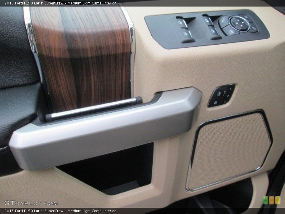Medium Light Camel Interior Door Panel for the 2015 Ford F150 Lariat SuperCrew #102782172