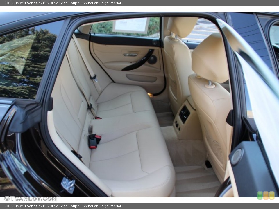 Venetian Beige Interior Rear Seat for the 2015 BMW 4 Series 428i xDrive Gran Coupe #102782312