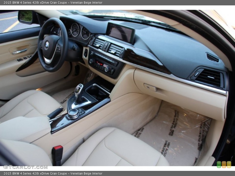 Venetian Beige Interior Dashboard for the 2015 BMW 4 Series 428i xDrive Gran Coupe #102782381