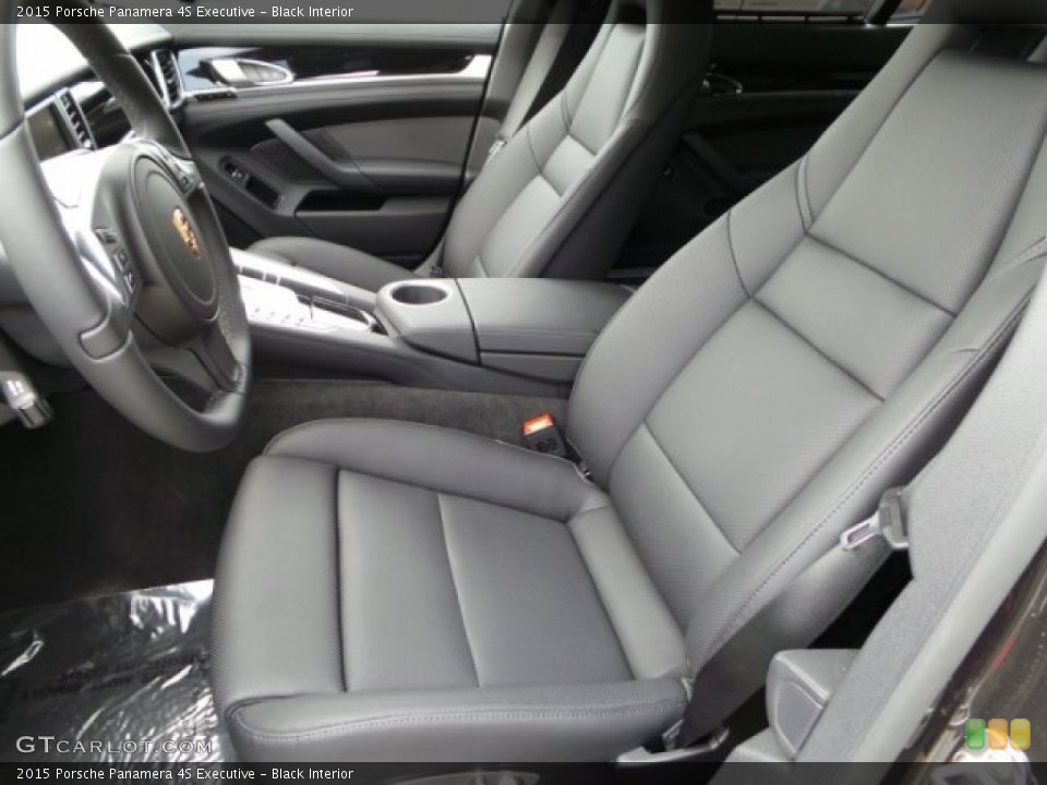 Black Interior Front Seat for the 2015 Porsche Panamera 4S Executive #102783013