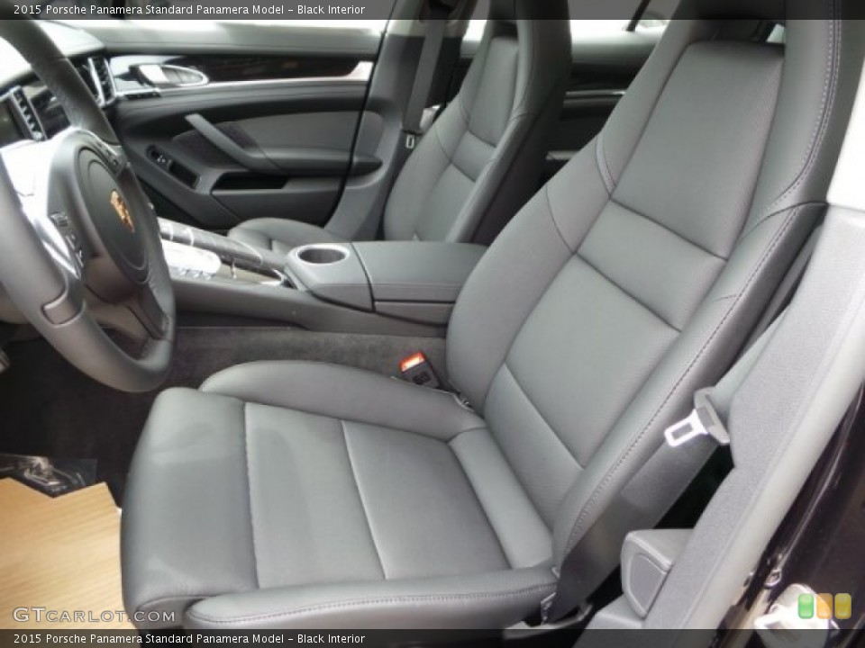 Black Interior Front Seat for the 2015 Porsche Panamera  #102785123