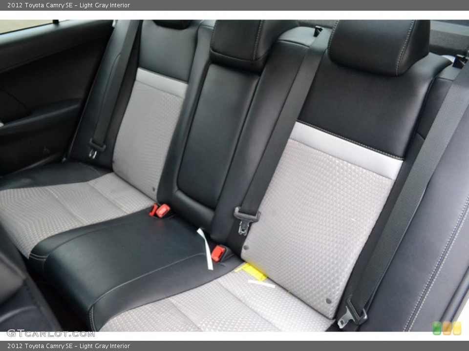Light Gray Interior Rear Seat for the 2012 Toyota Camry SE #102785750