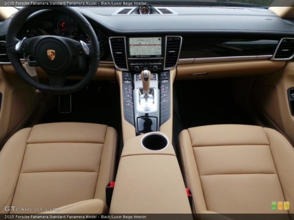 Black/Luxor Beige Interior Dashboard for the 2015 Porsche Panamera  #102785966