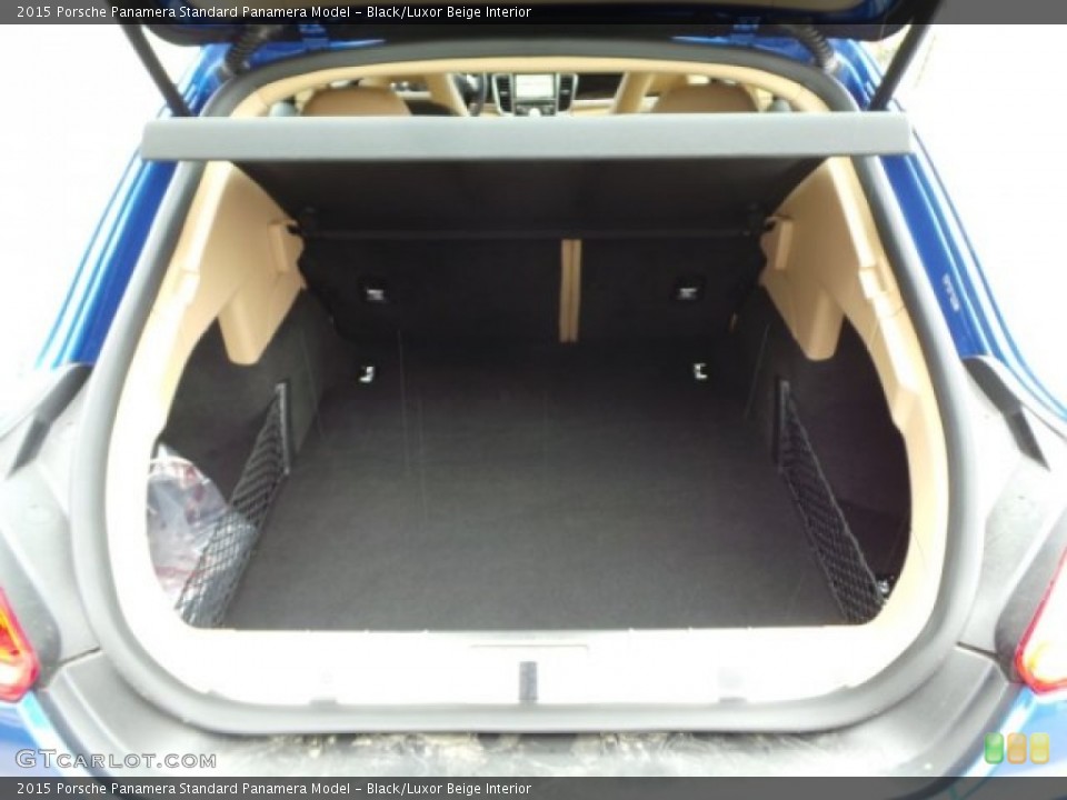 Black/Luxor Beige Interior Trunk for the 2015 Porsche Panamera  #102785996