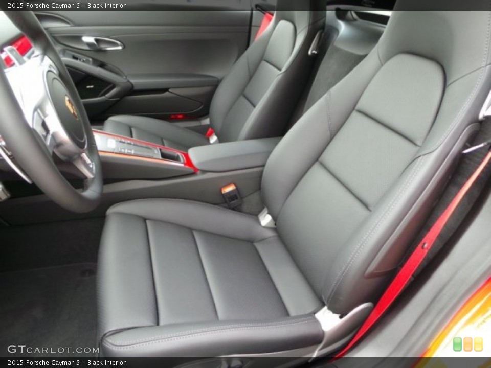Black Interior Front Seat for the 2015 Porsche Cayman S #102786803