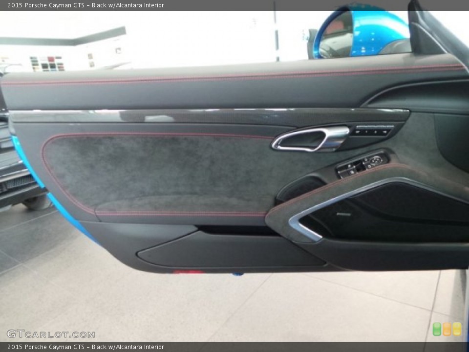 Black w/Alcantara Interior Door Panel for the 2015 Porsche Cayman GTS #102787220