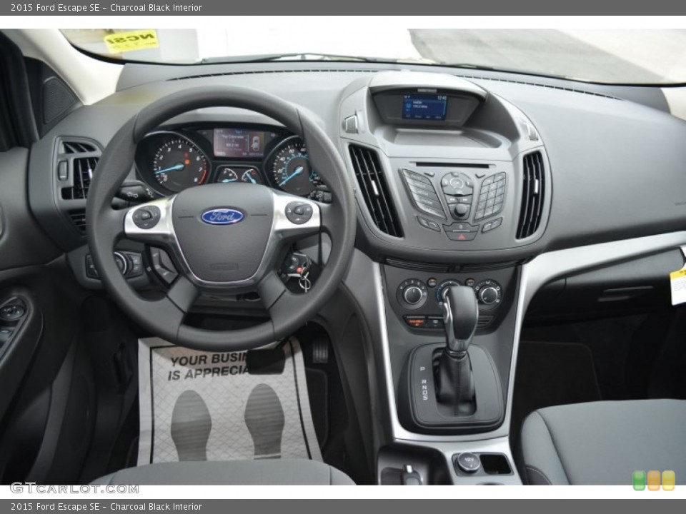 Charcoal Black Interior Dashboard for the 2015 Ford Escape SE #102787535