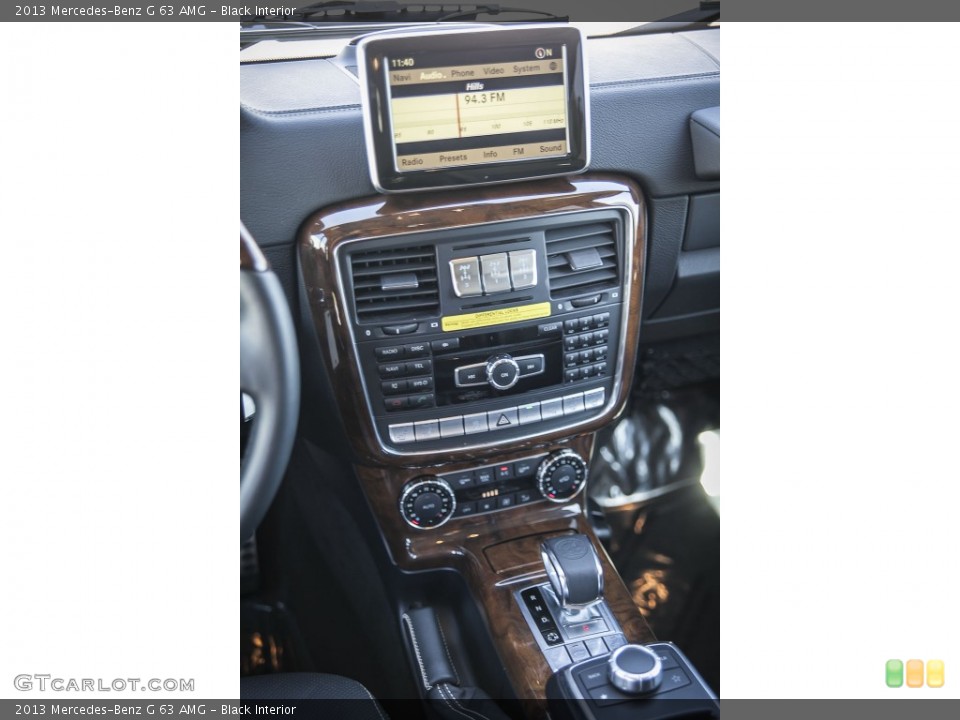 Black Interior Controls for the 2013 Mercedes-Benz G 63 AMG #102791057