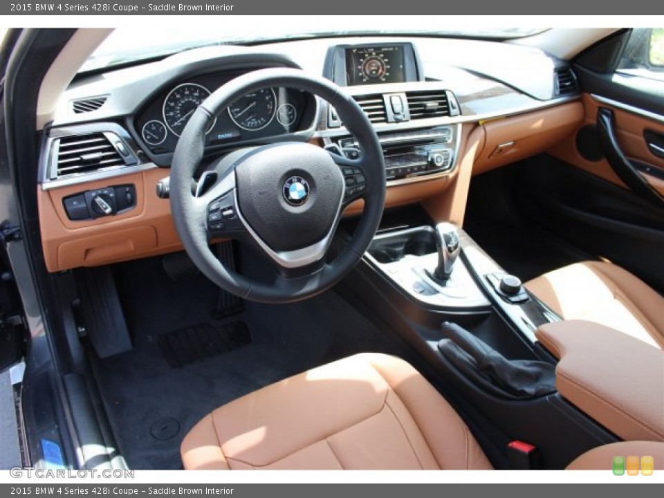 Saddle Brown Interior Photo for the 2015 BMW 4 Series 428i Coupe #102808520