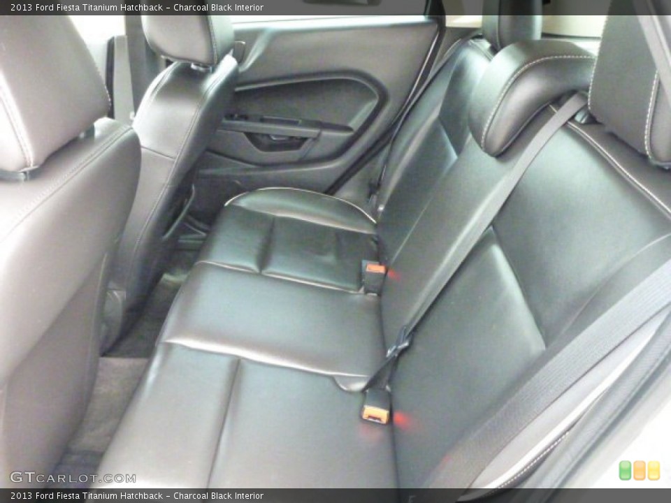 Charcoal Black Interior Rear Seat for the 2013 Ford Fiesta Titanium Hatchback #102822376